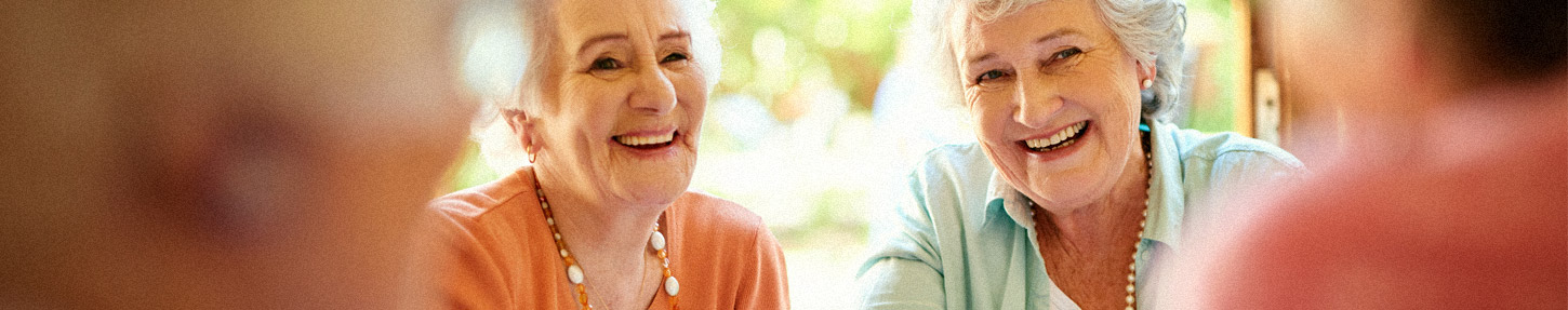 two women in conversation