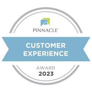 Pinnacle 2023 Customer Experience Award